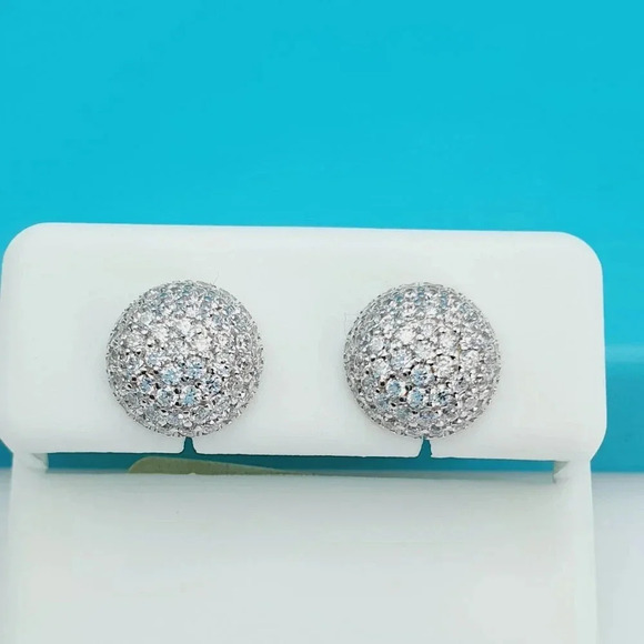 "925 Sterling Silver CZ Beautiful Earrings for Women, 1USPAR4174 - Picture 1 of 11